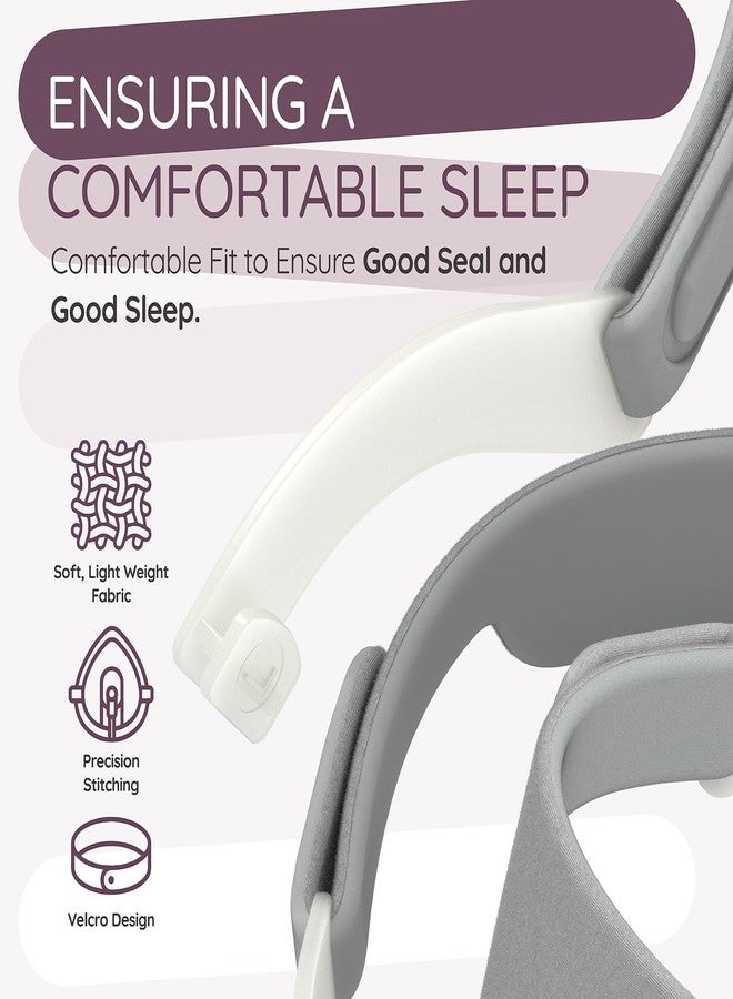 Ximoon Replacement Headband with Arm for DreamWear Headgear Compatible with DreamWear Nasal Pillow Masks - Image 4